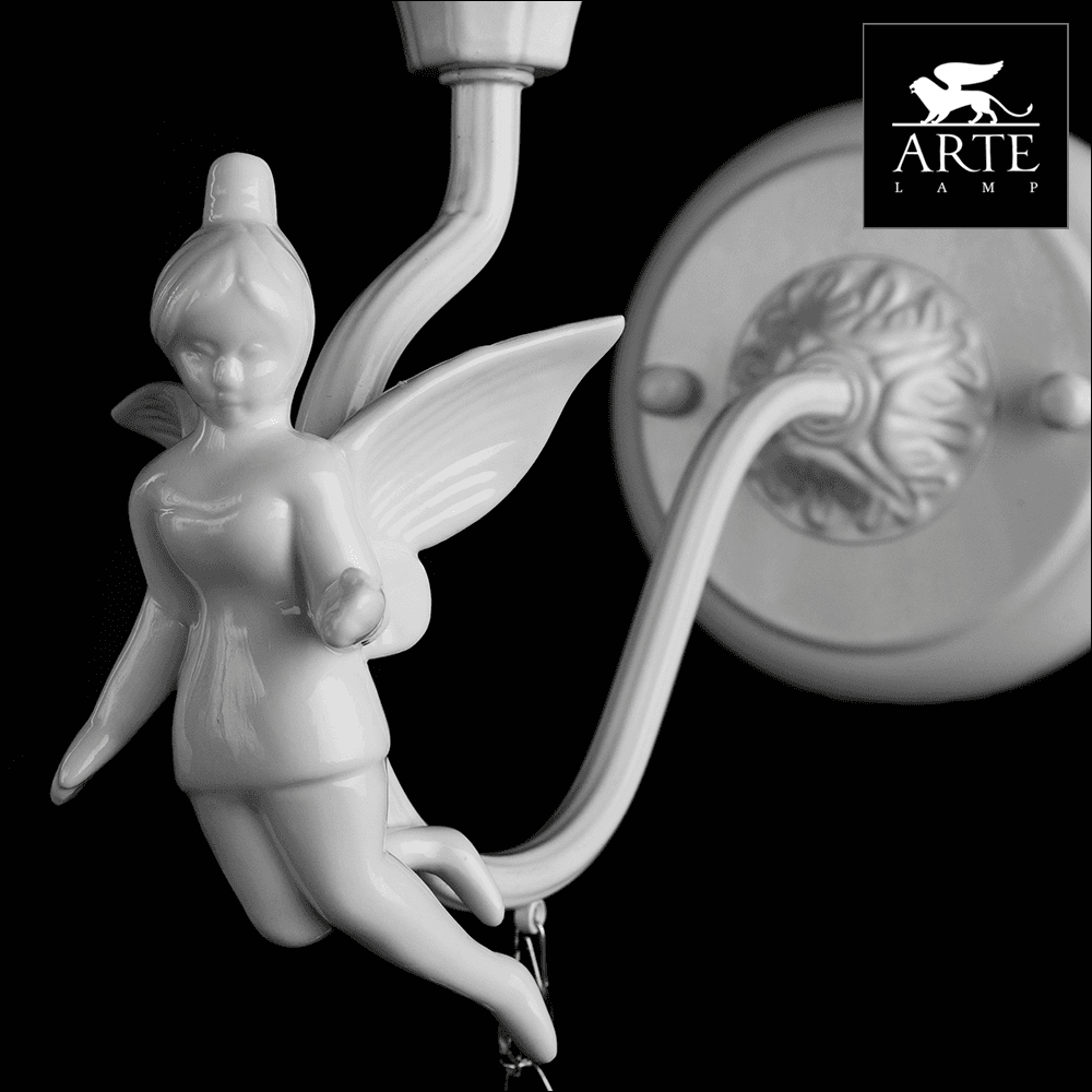 Arte Lamp Angelina Белый Бра 40W E14 A5349AP-1WH — миниатюра 3