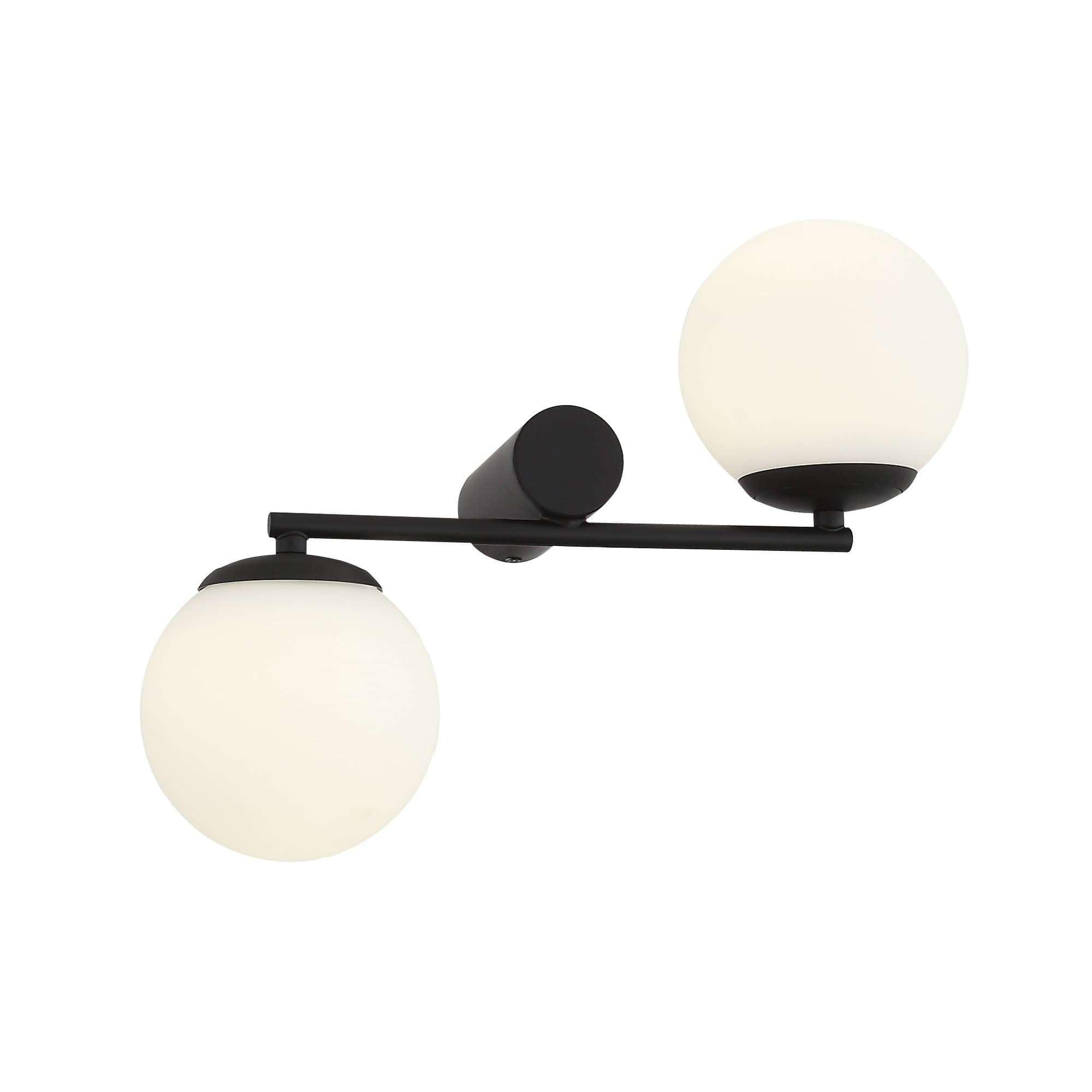 ST LUCE SL395.401.02 Бра  Черный/Белый LED 2*8W