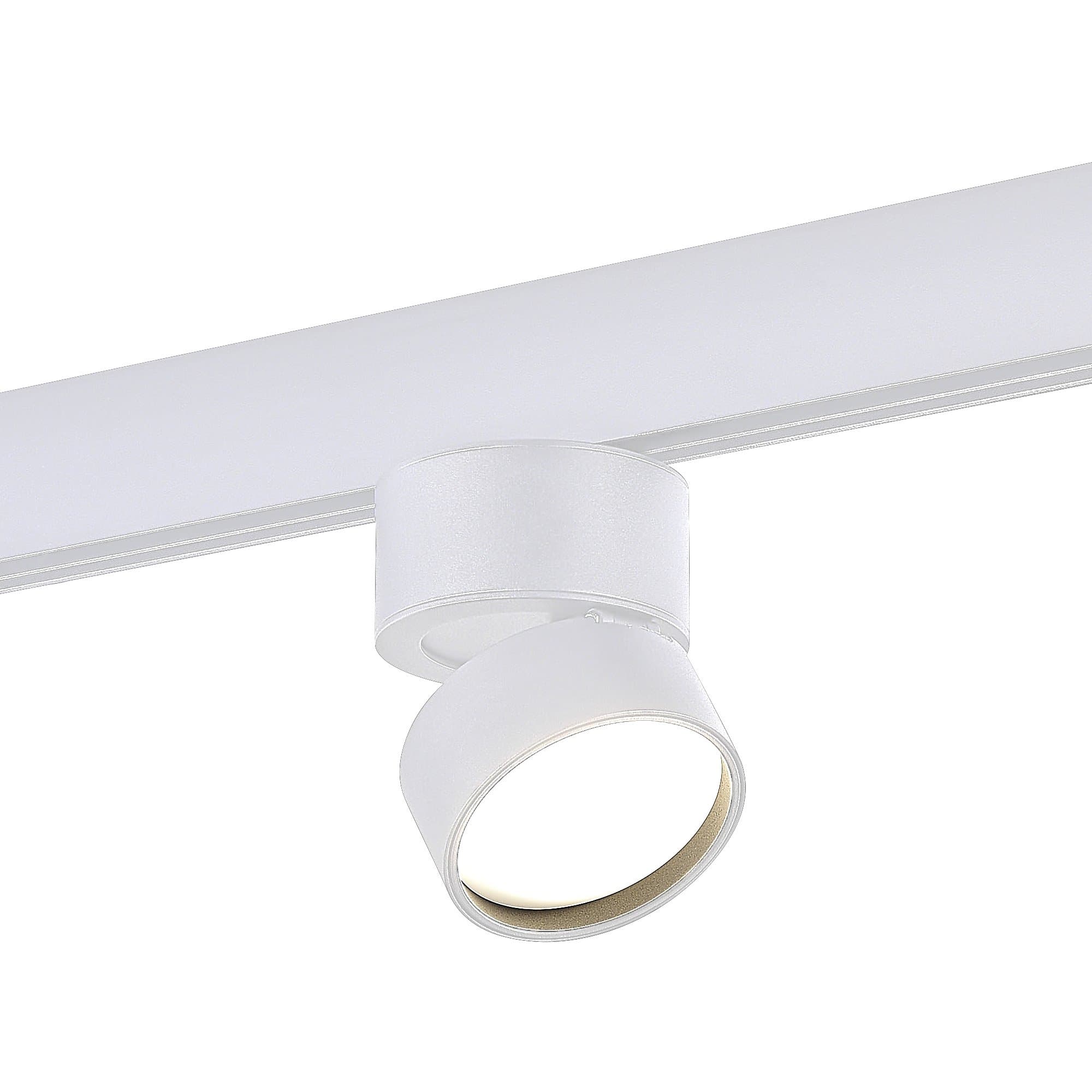 ST LUCE ST809.546.09 Магнитный трековый светильник Белый LED 1*9W 4000K 700Lm Ra>90 120° IP20 D85xH1
