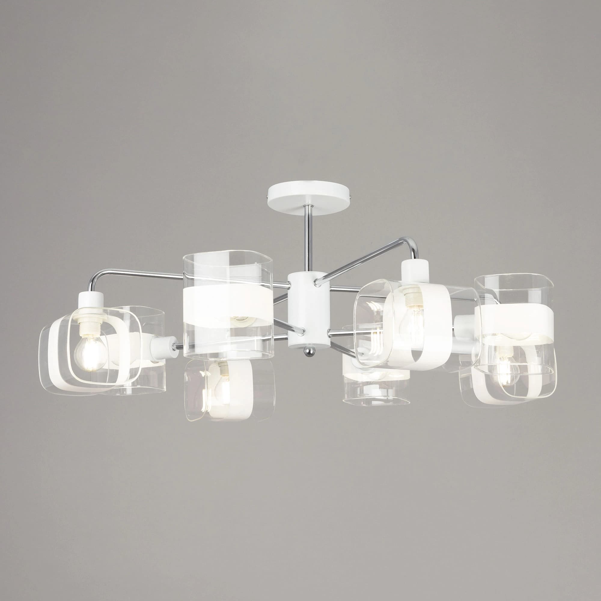 Citilux CL140180 Бертон Белый+Хром Люстра — миниатюра 7