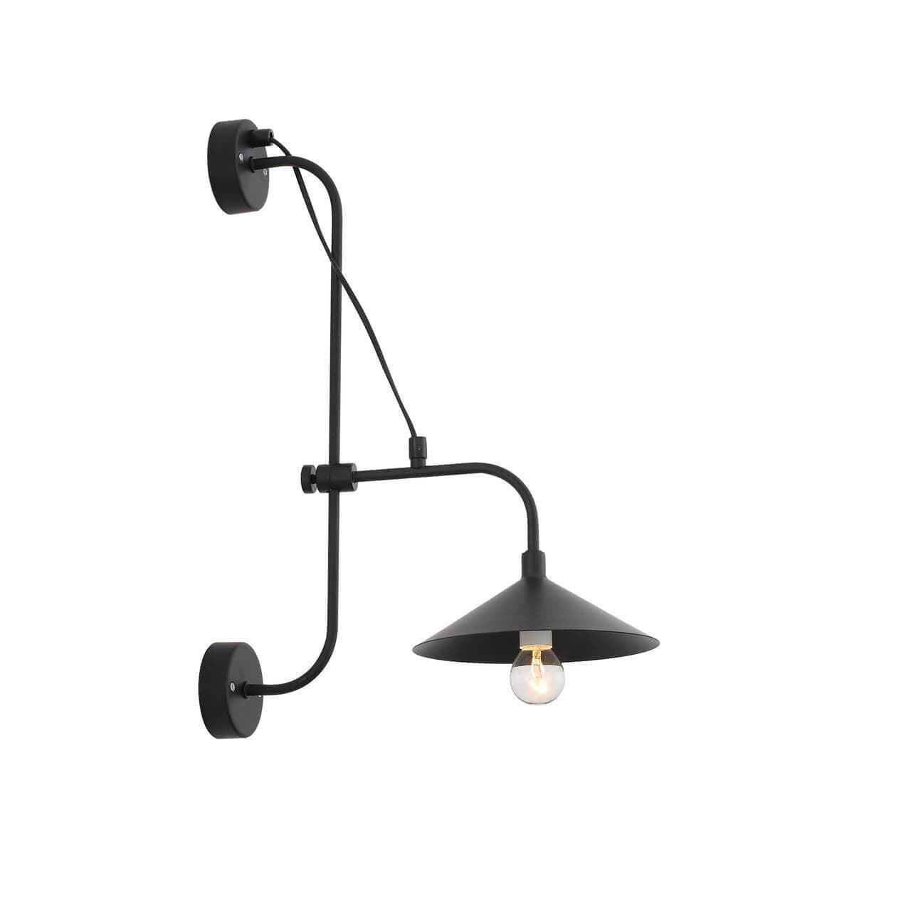 ST LUCE SL265.401.01 Светильник настенный  Черный/Черный E14 1*40W — миниатюра 1