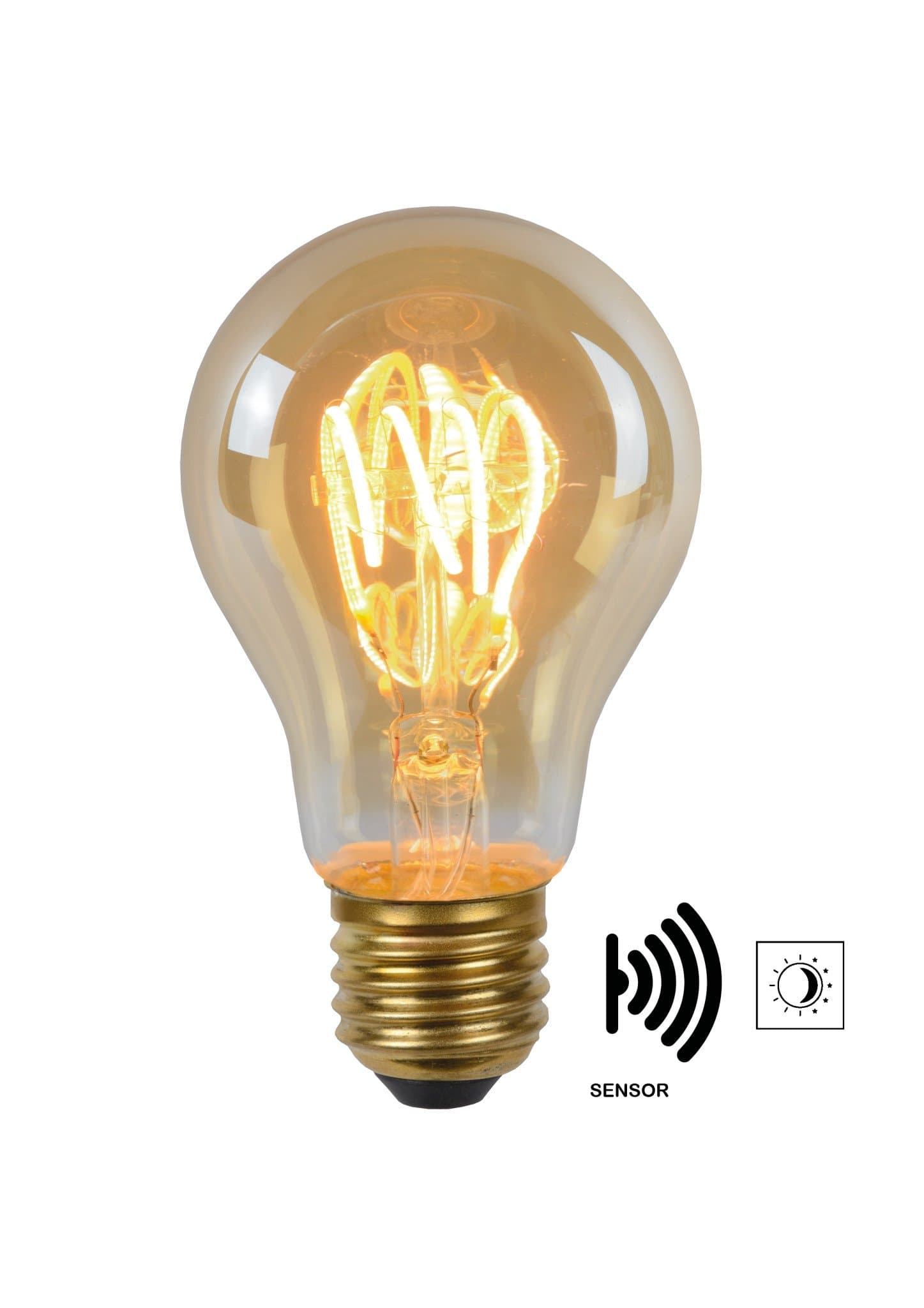 Lucide LED BULB TWILIGHT SENSOR Янтарь Лампа 49042/04/62