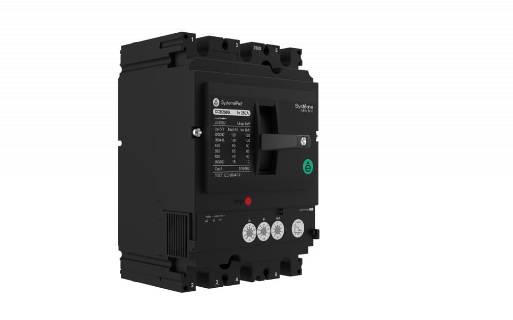 Systeme Electric Автоматический выключатель SYSTEMEPACT CCB160 50KA 3P3D TMD160 рычаг