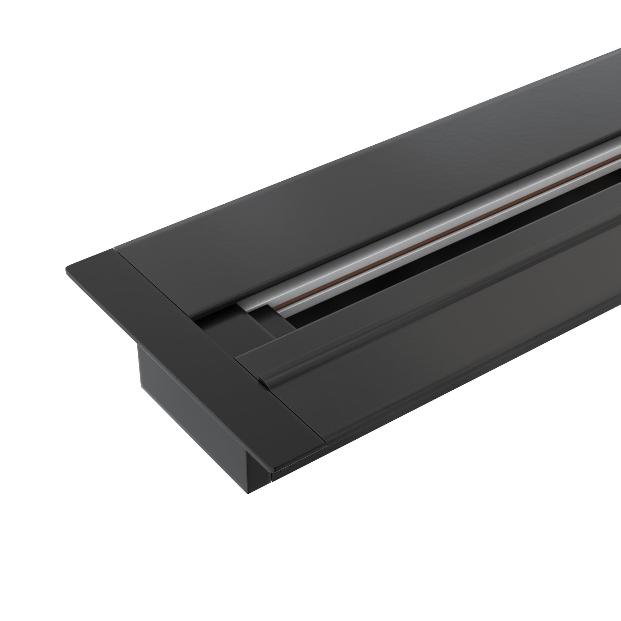 Elektrostandard TRLM-1-100-BK / Встраиваемый однофазный шинопровод черный (1м.) a046194