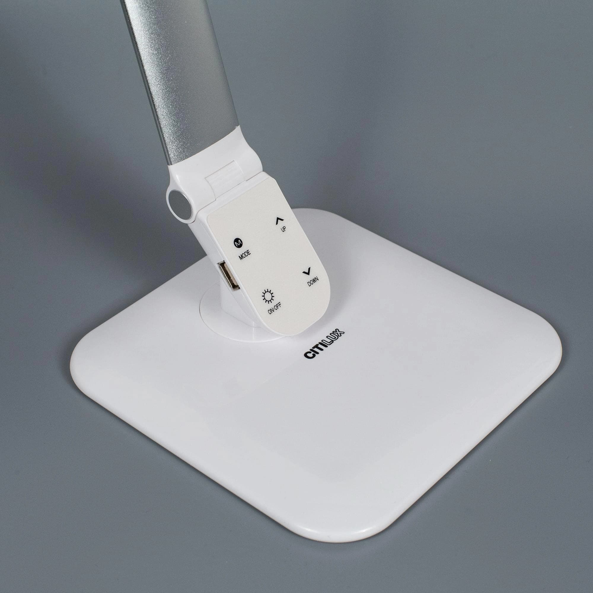 Citilux CL803021 Ньютон Бел-Серебр, с USB — миниатюра 4