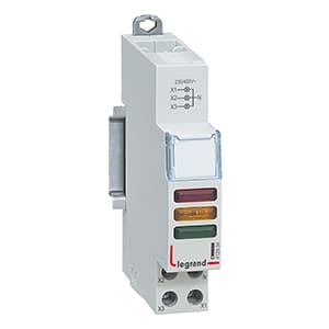 Legrand CX3 Лампа индикаторная 3xLED к/з/ж 412934 — миниатюра 2