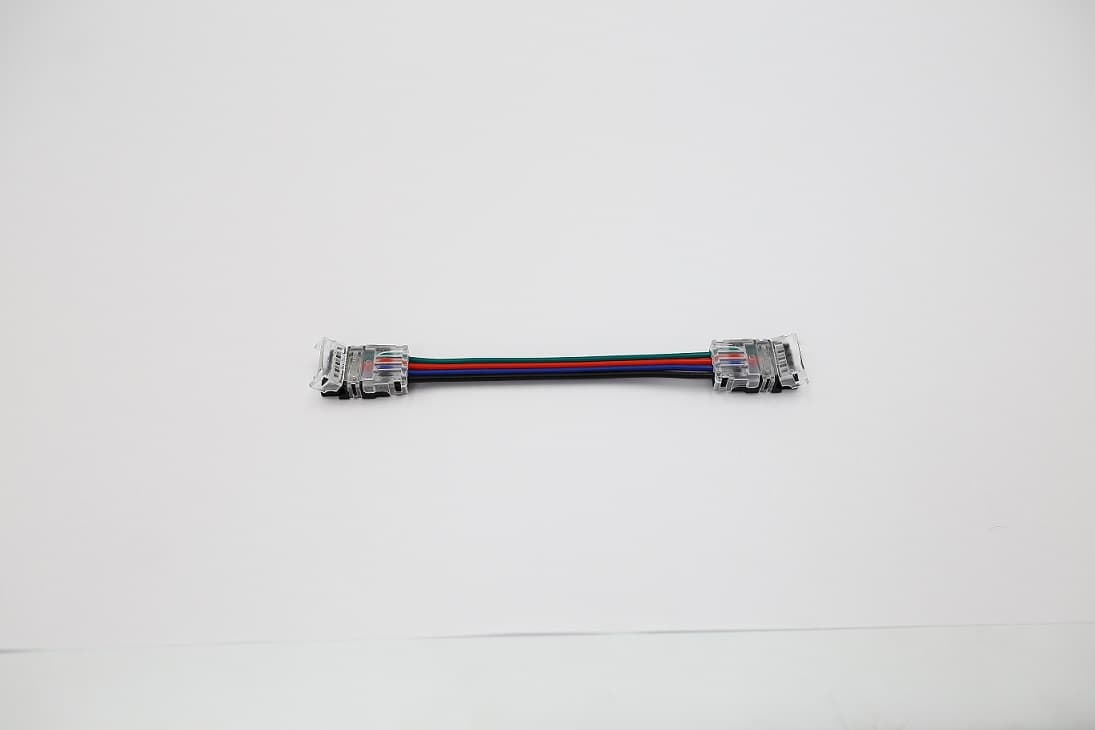 Varton Разъем двойной 4PIN с проводом для LED ленты RGB 10mm (соединение 2х лент) V4-R0-70.0024.STR-0003