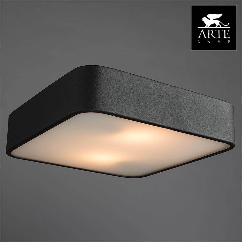 Arte Lamp Cosmopolitan Черный/Белый Светильник потолочный 60W E27 A7210PL-2BK — миниатюра 5