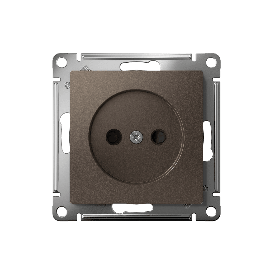 Systeme Electric AtlasDesign Мокко Розетка без заземления со шторками, 16А, мех., быстрозажим. клем. — миниатюра 5