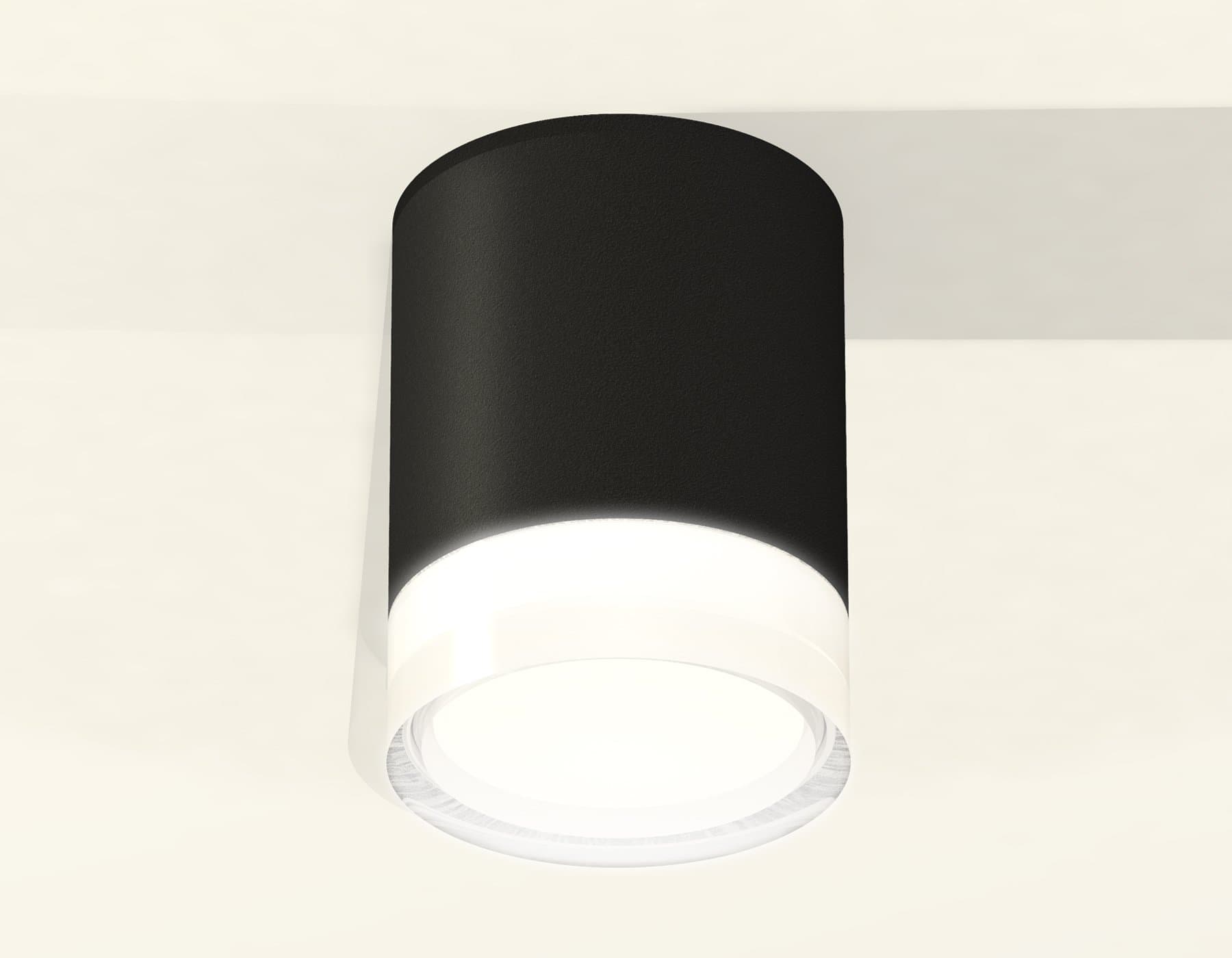 Ambrella Комплект накладного светильника XS6302064 SBK/FR/CL черный песок/белый матовый/прозрачный MR16 GU5.3 (C6302, N6241) — миниатюра 3