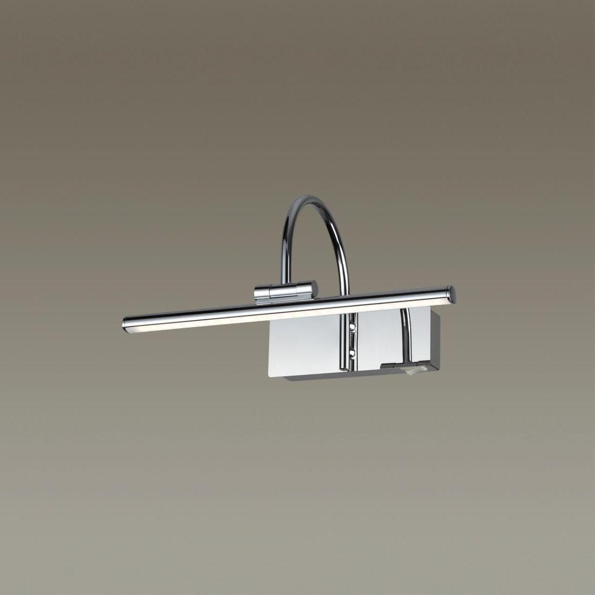 Odeon Light 4910/5WL WALLI ODL22 543 хром/металл/акрил Подсветка для картин с выкл. LED 5W 4000К 300Лм GEBA — миниатюра 4