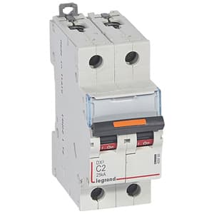 Legrand DX3 Автоматический выключатель 2P 2A (С) 25кА 409765 — миниатюра 2