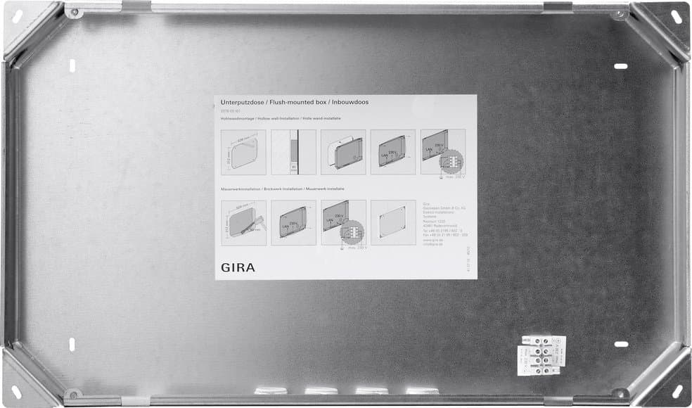 Gira KNX Установочная коробка для панели Gira Control 19 207600