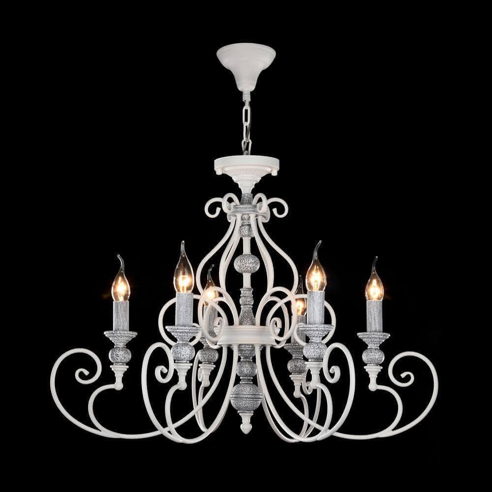 Maytoni Elegant Karina Белый Люстра 6xE14 60W ARM631-PL-06-W — миниатюра 10