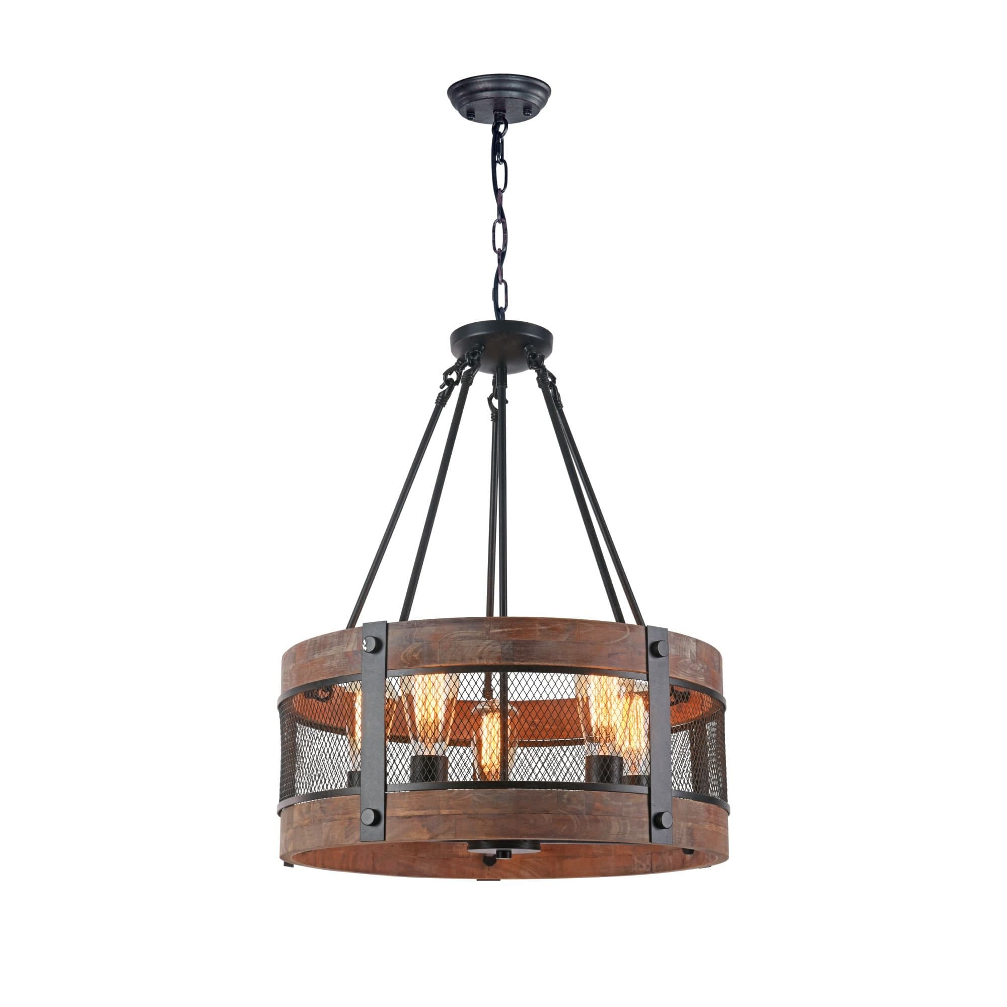 Freya Loft Vittoria Черный Подвесной светильник E27 60W FR4561-PL-05-B — миниатюра 2