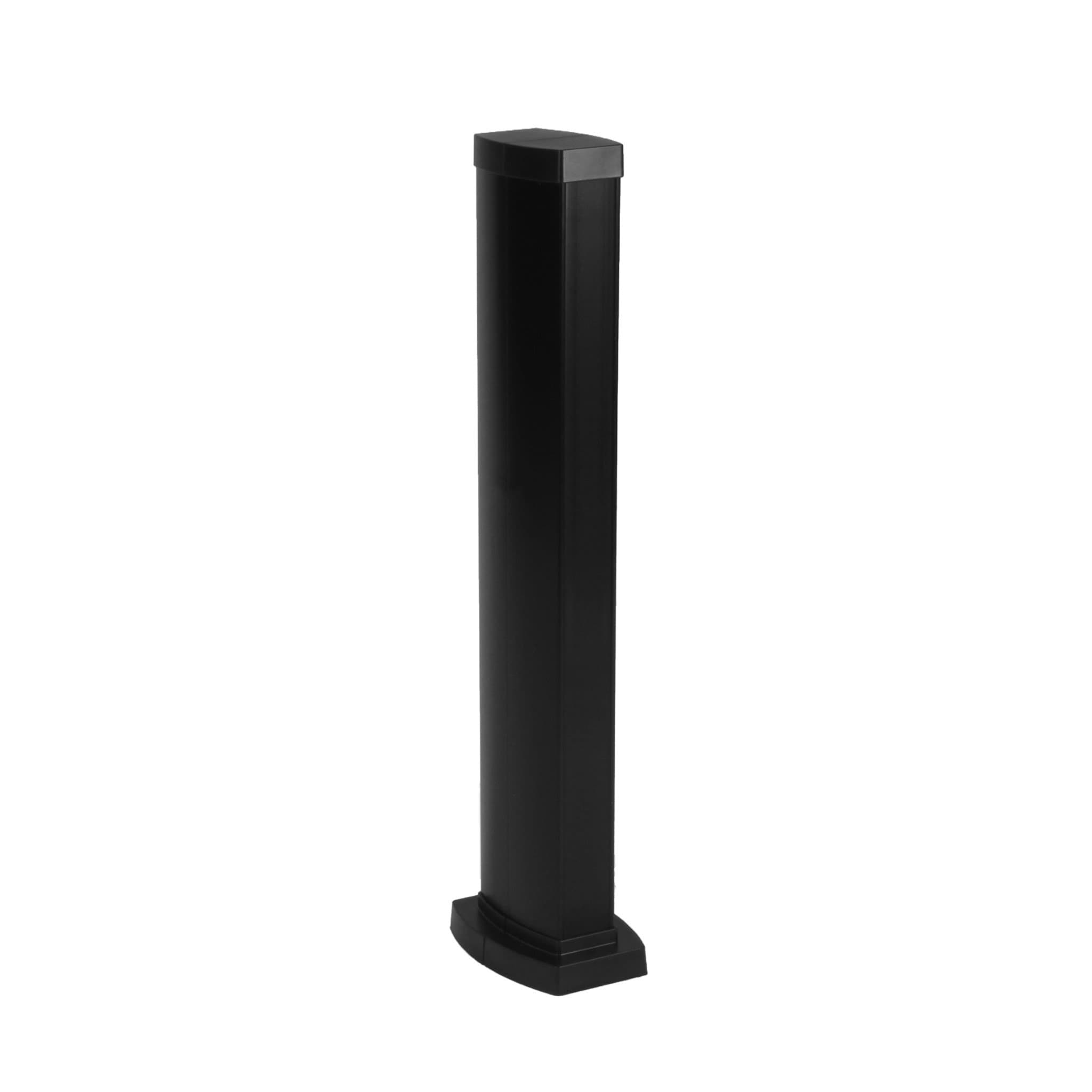Legrand Snap-On мини-колонна алюминиевая с крышкой из пластика, 2 секции, высота 0,68 метра, цвет черный 653025