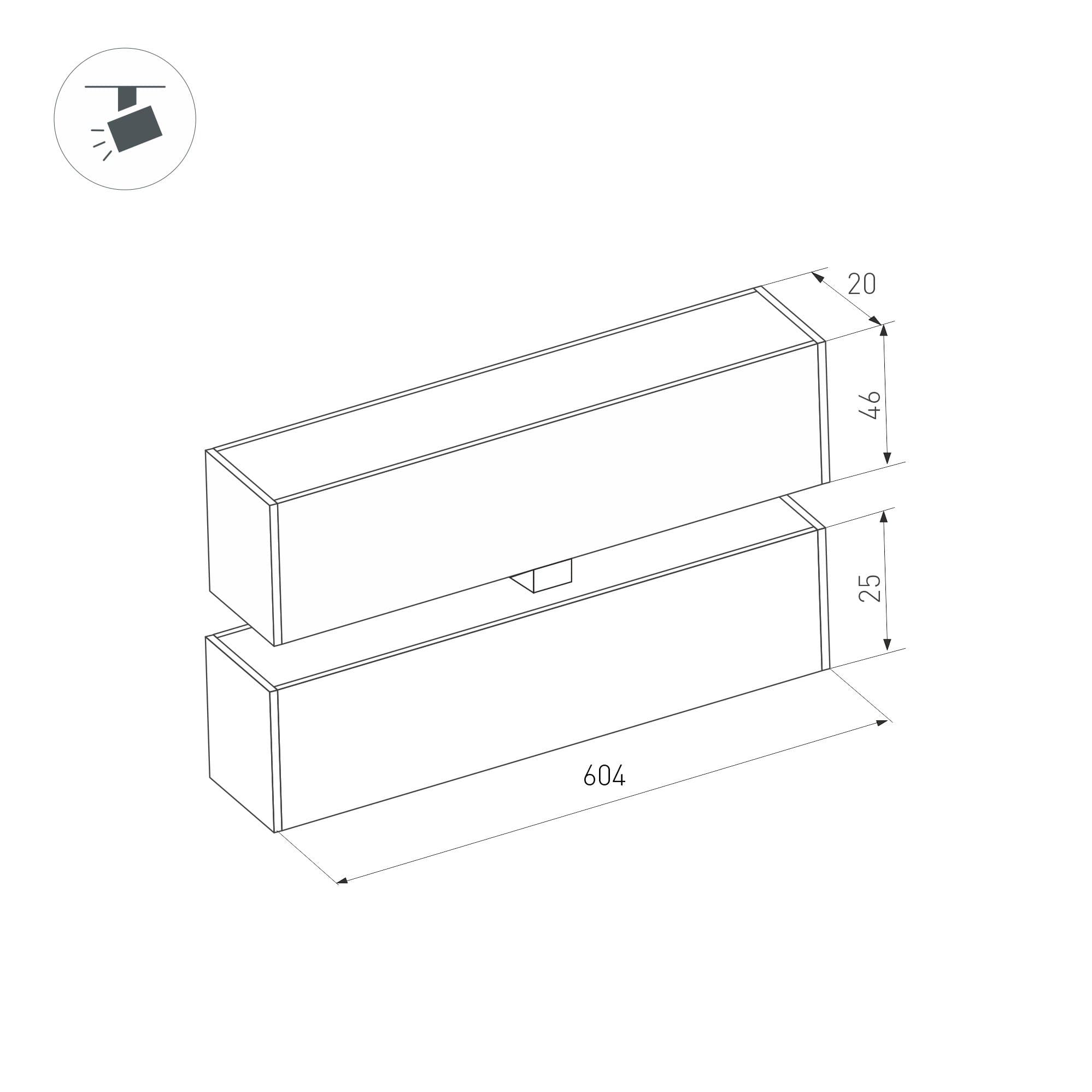Arlight Светильник MAG-FLAT-FOLD-25-S604-18W Day4000 (BK, 100 deg, 24V) (IP20 Металл, 3 года) 034239 — миниатюра 8