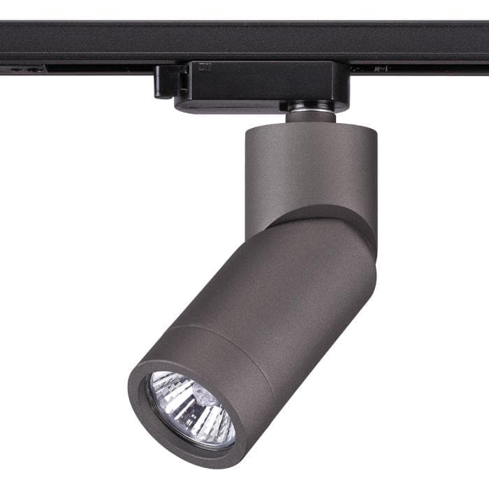 Novotech 370589 NT19 097 серебристый черный Трековый cветильник IP20 GU10 50W 220-240V ELITE