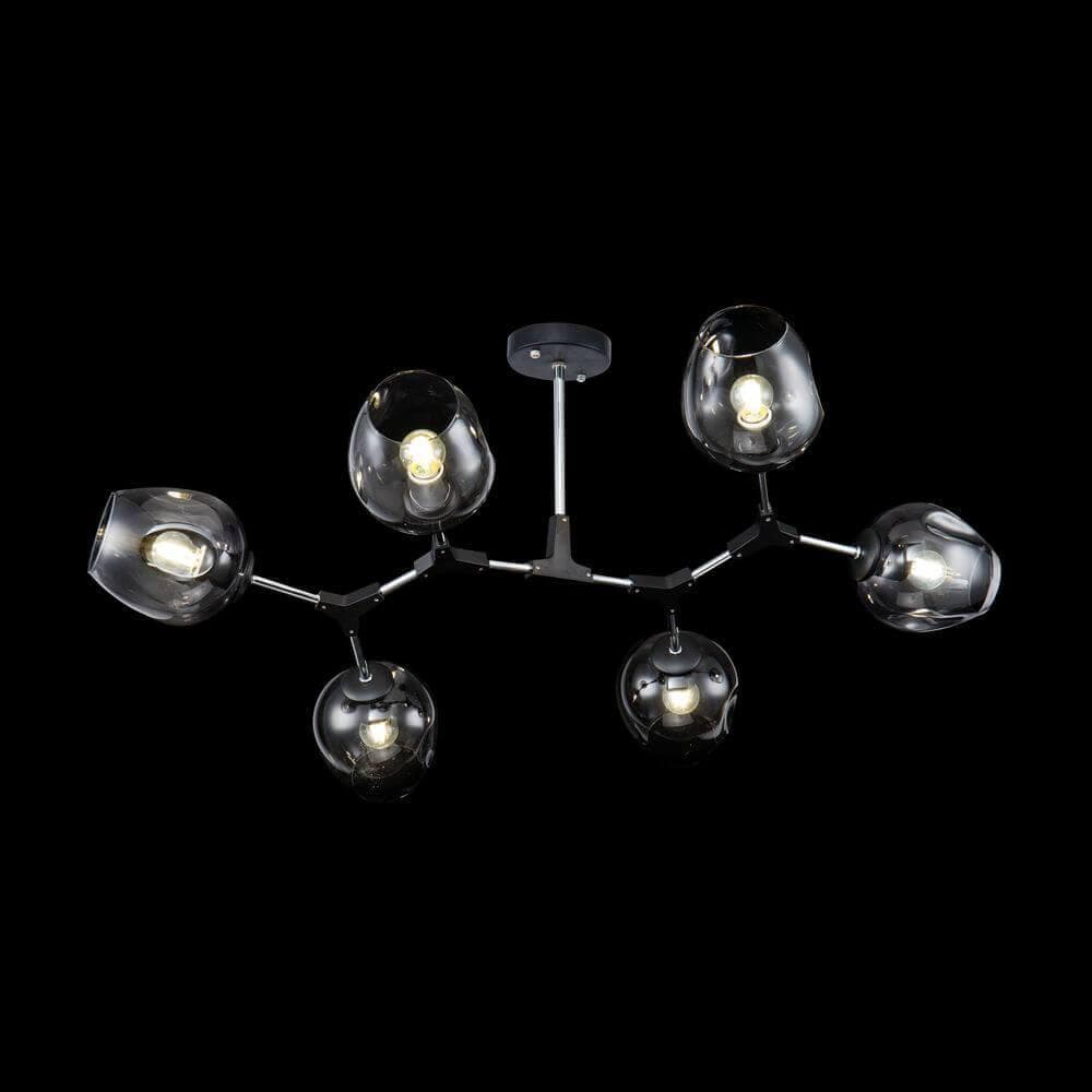 Freya Modern Desi Черный Потолочный светильник E27 60W FR5006CL-06B — миниатюра 3