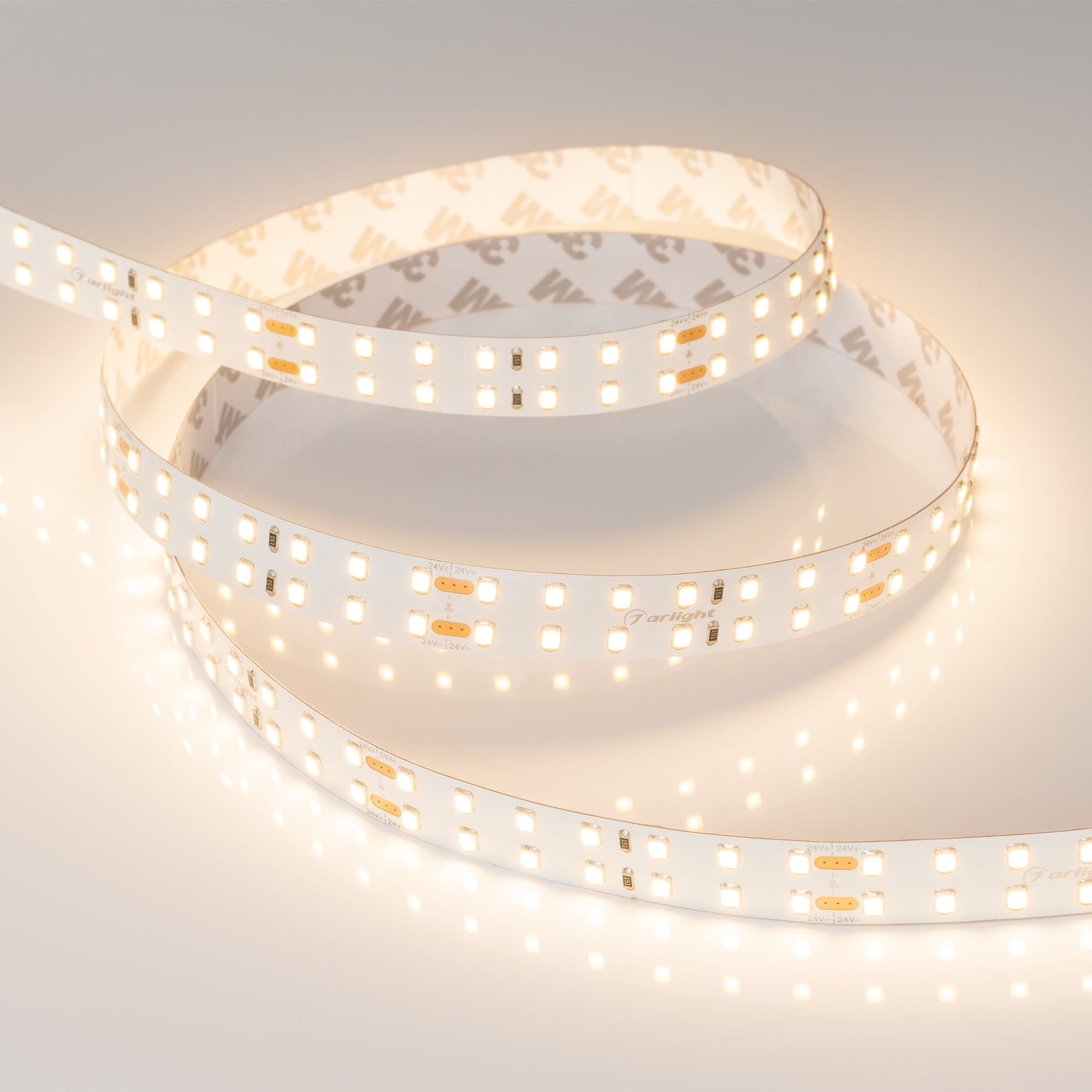 Arlight Светодиодная лента RT 2-5000 24V Warm2700 2x2 (2835, 980 LED, LUX) (20 Вт/м, IP20) 019091(B) — миниатюра 2