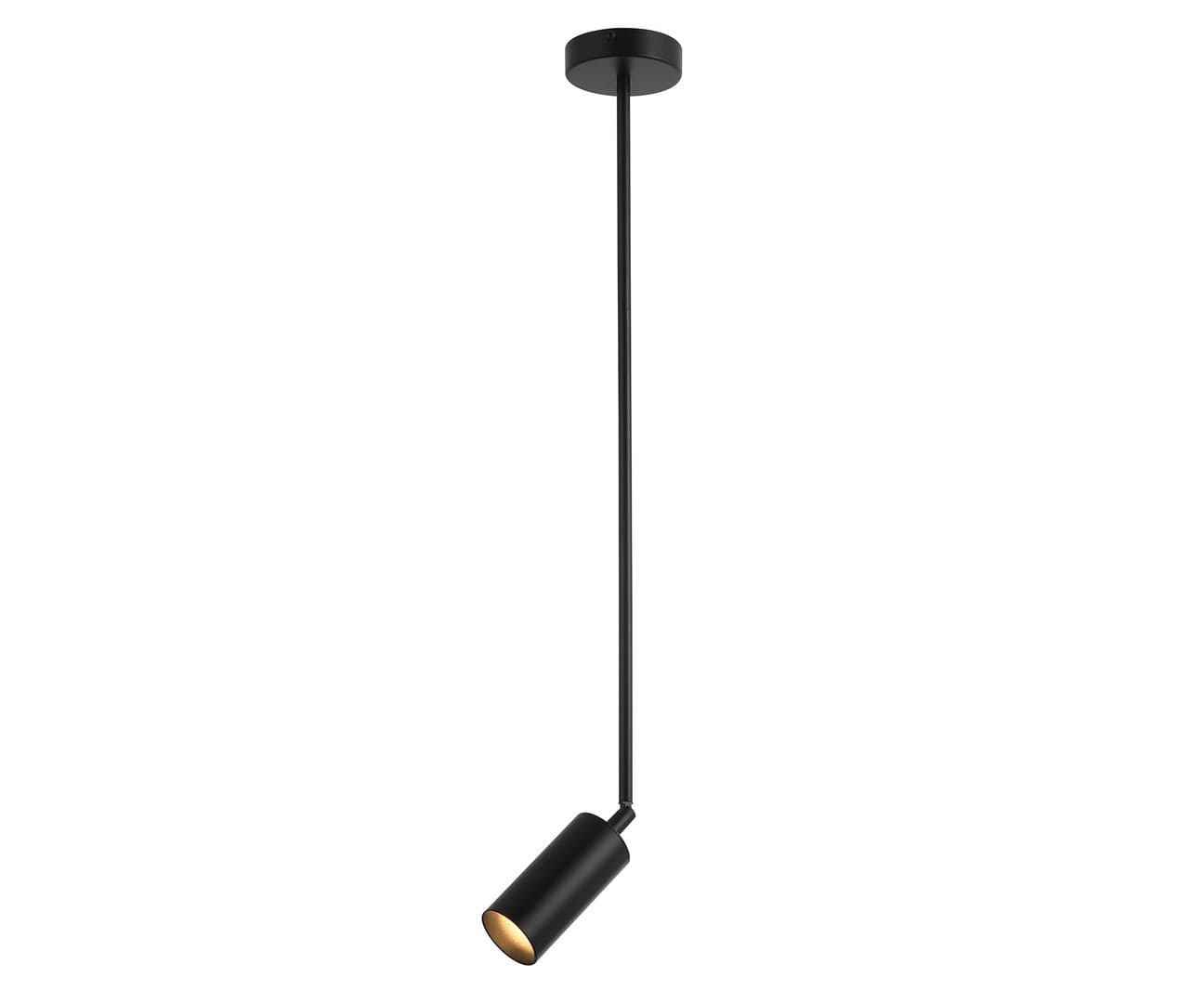 Kink Light 07621-1,19 Светильник Рия черный d6 h111 GU10 1*10W