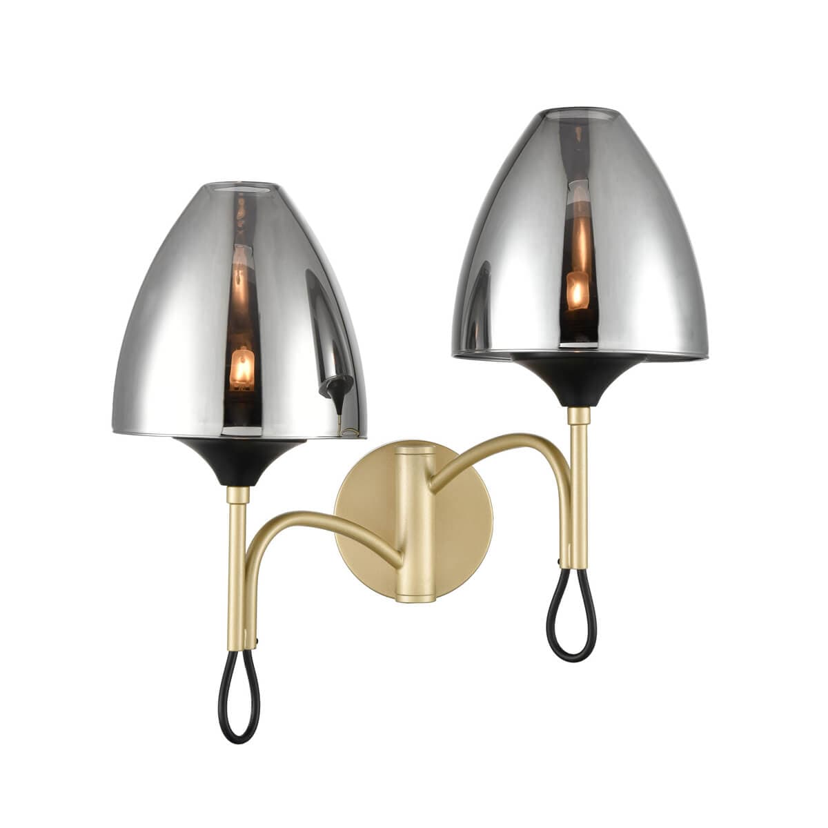 Vele Luce Oro Бра Modern L330*W220*H350 шампань, черный | champagne, black металл | metal VL5654W22