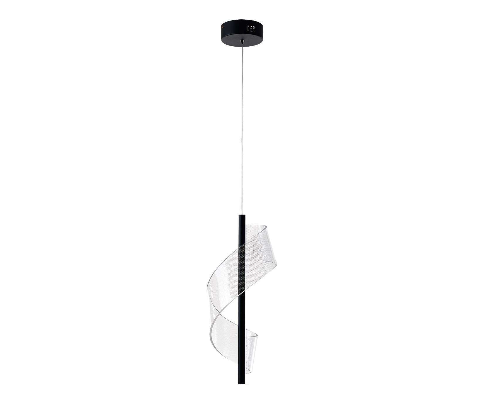 Kink Light 08042-1A,19 Подвес Илина черный d20 h150 Led 14W (4000K)