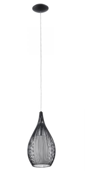 Eglo Подвес RAZONI, 1X60W (E27), Ø190, черный 92252 — миниатюра 1