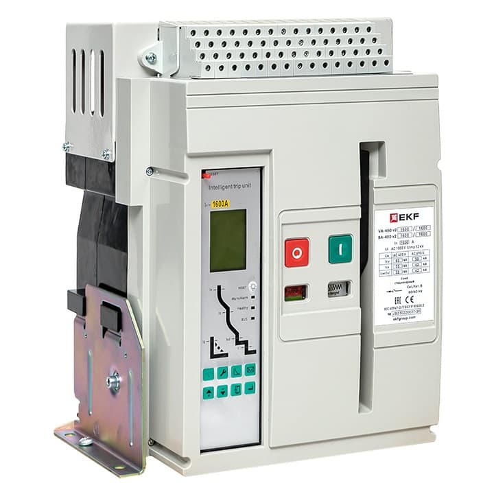 EKF Выключатель автоматический ВА-450 1600/400А 3P 65кА стационарный v2 — миниатюра 1