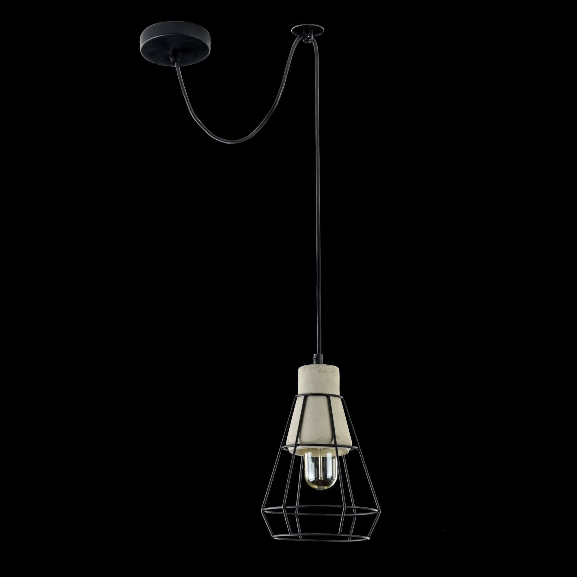 Maytoni Loft Gosford Черный Подвес 1xE27 40W T436-PL-01-GR — миниатюра 4