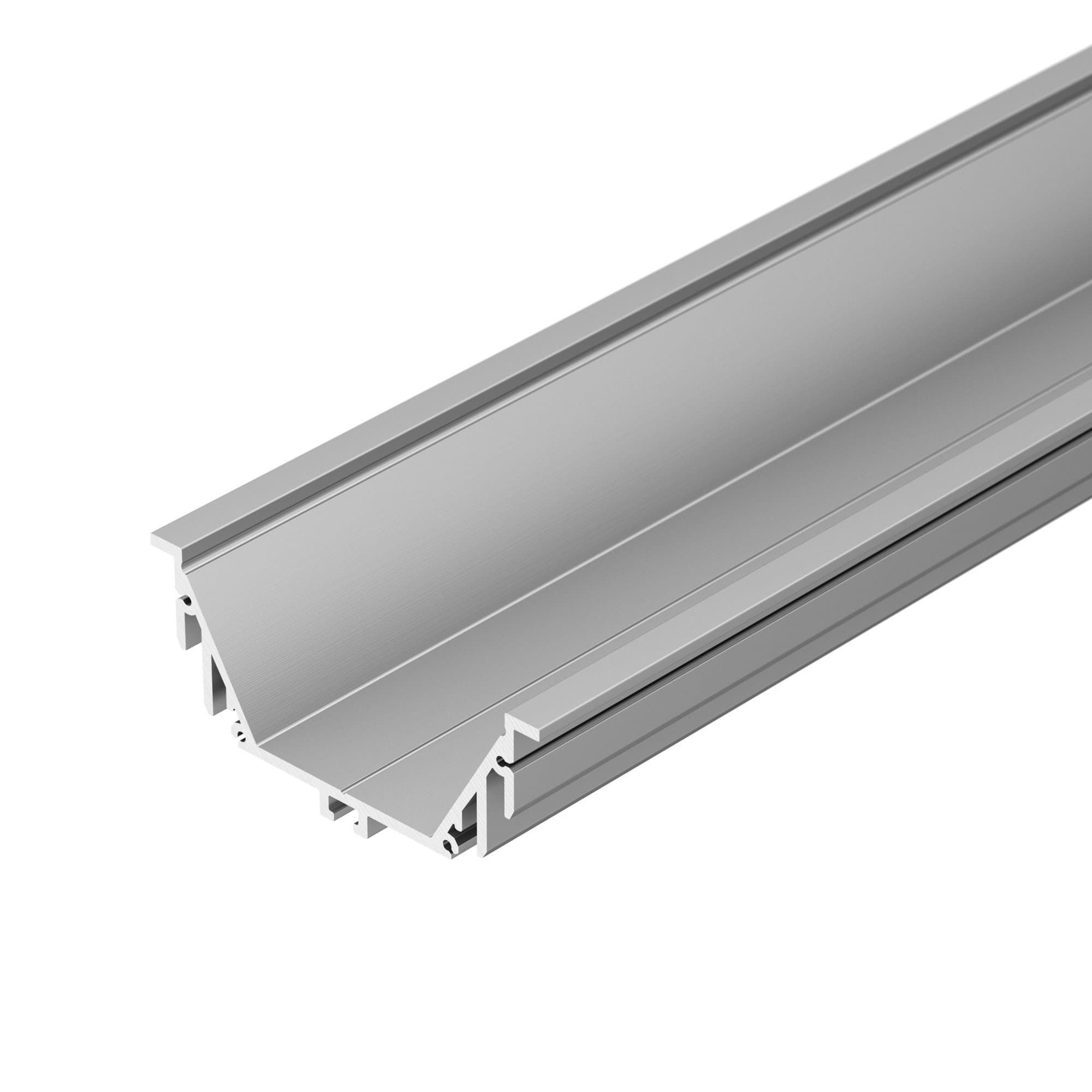 Arlight Профиль с экраном ALU-POWER-RW80F-2000 ANOD+FROST (Алюминий) 016472 — миниатюра 2