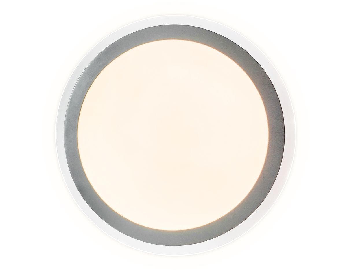 Ambrella Потолочный светодиодный светильник с пультом FF49 WH белый 48W 3000K/4200K/6400K D400*75 (ПДУ ИК) — миниатюра 4