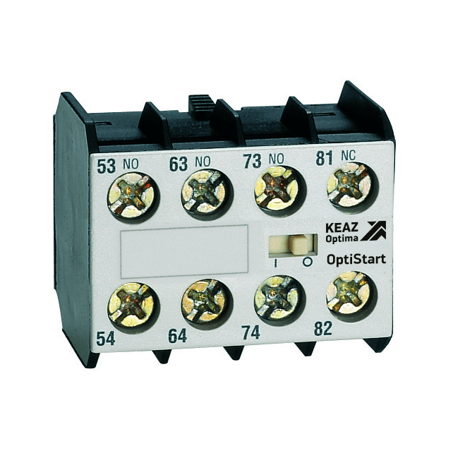 КЭАЗ Блок контактный OptiStart K-MX-1040 фронтальный 4НО для мини-контакторов M