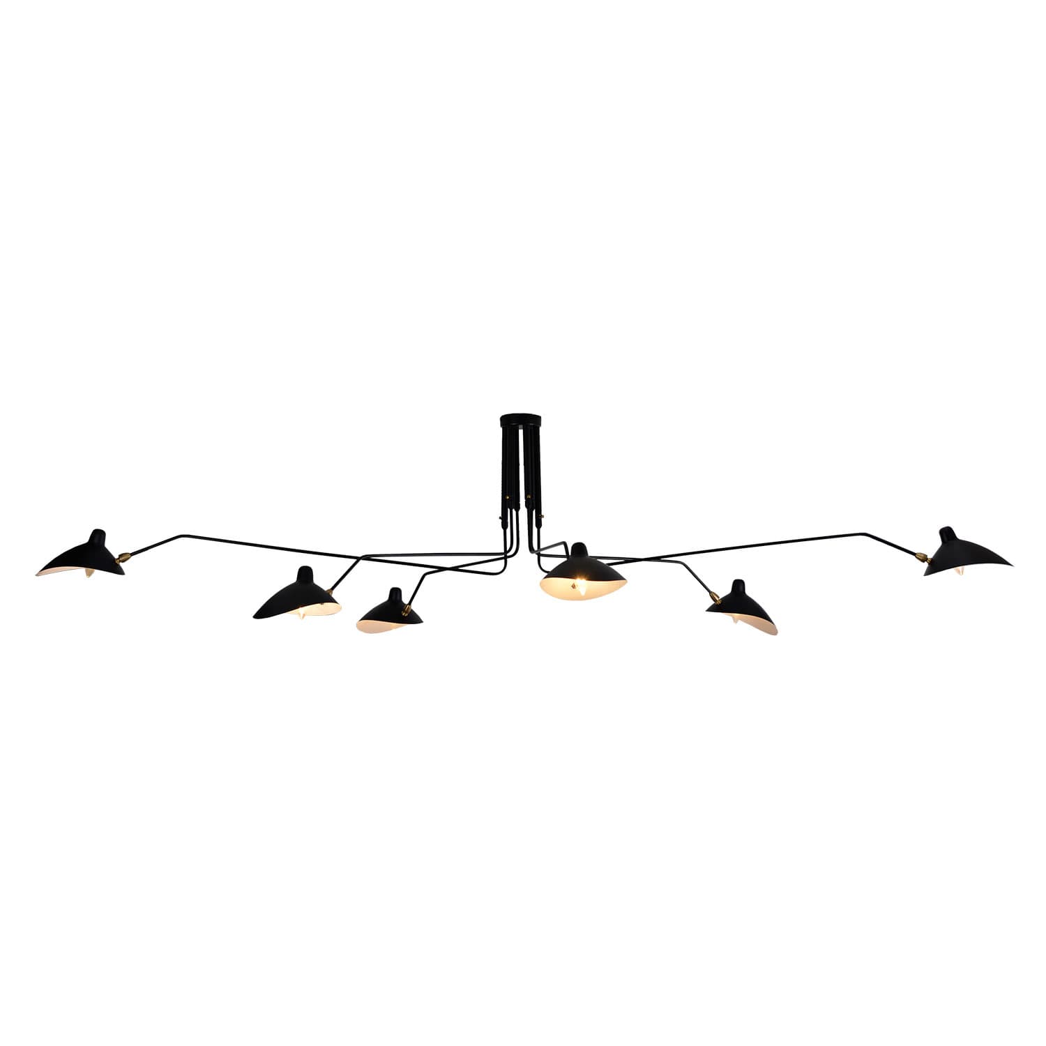 Lussole LOFT Металл Черный /  Металл Люстра E14 40W LSP-9562