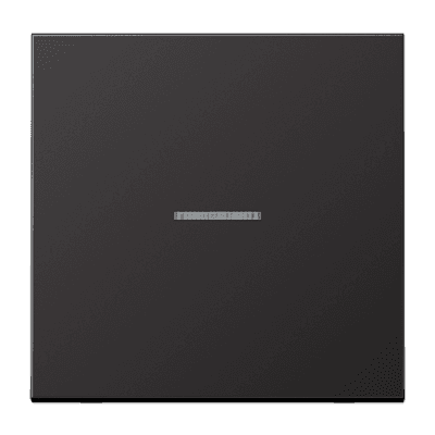JUNG Клавиша для KNX кнопки, 1 группа, с окошком металл дарк AL101KO5D