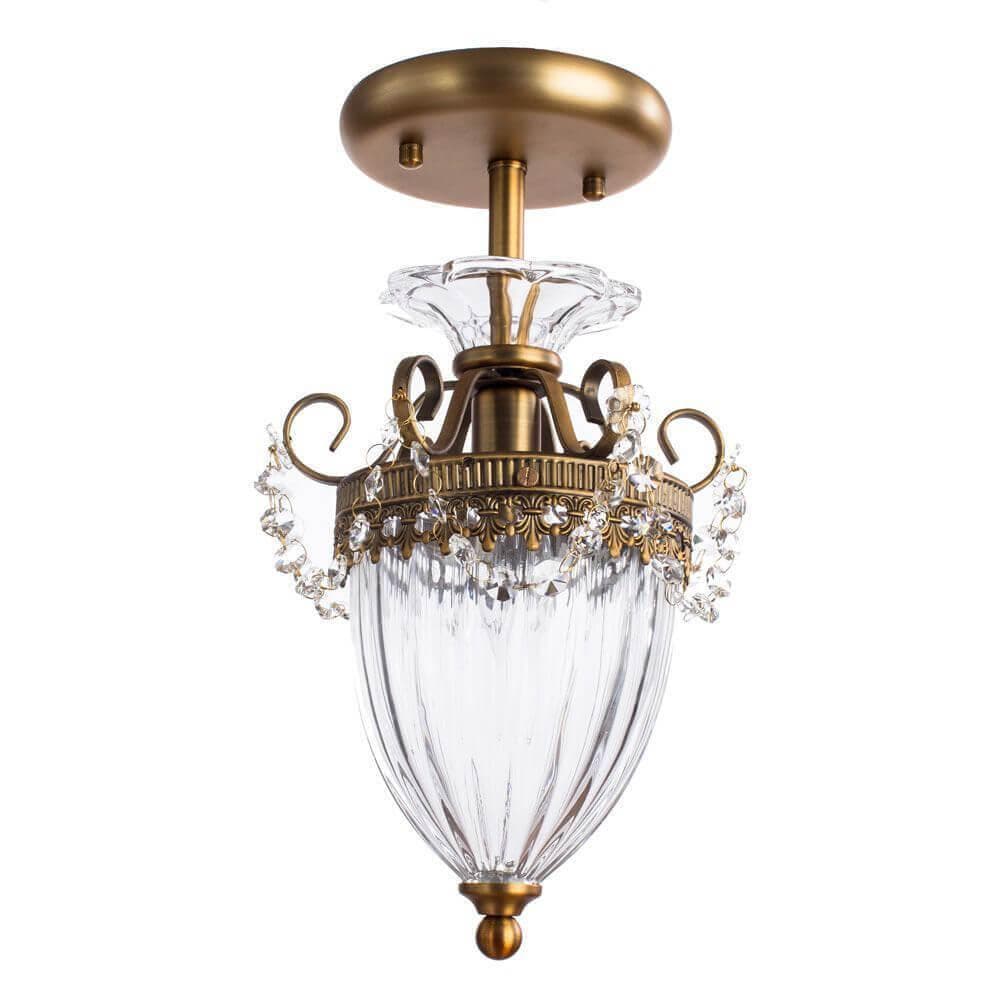 Arte Lamp Schelenberg Желтый/Прозрачный Светильник потолочный 40W E14 A4410PL-1SR — миниатюра 1