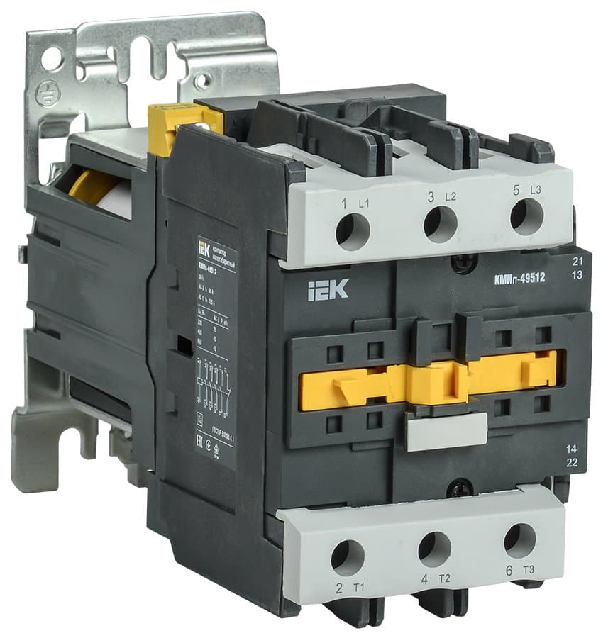 IEK Контактор КМИп-46512 65А 24В/АС3 1НО;1НЗ