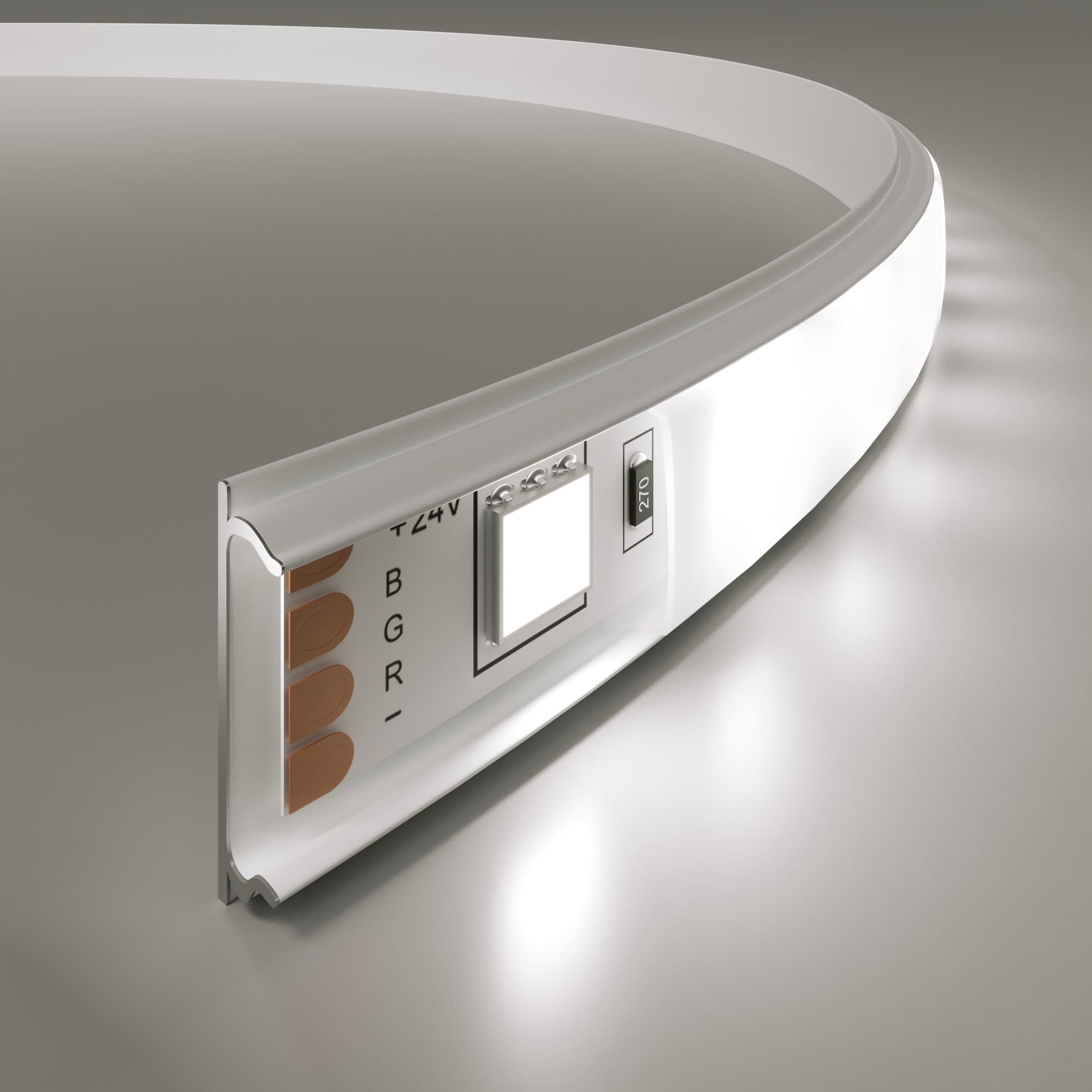 Elektrostandard LL-2-ALP012 Гибкий алюминиевый профиль белый/белый для LED ленты (под ленту до 10mm) a053631