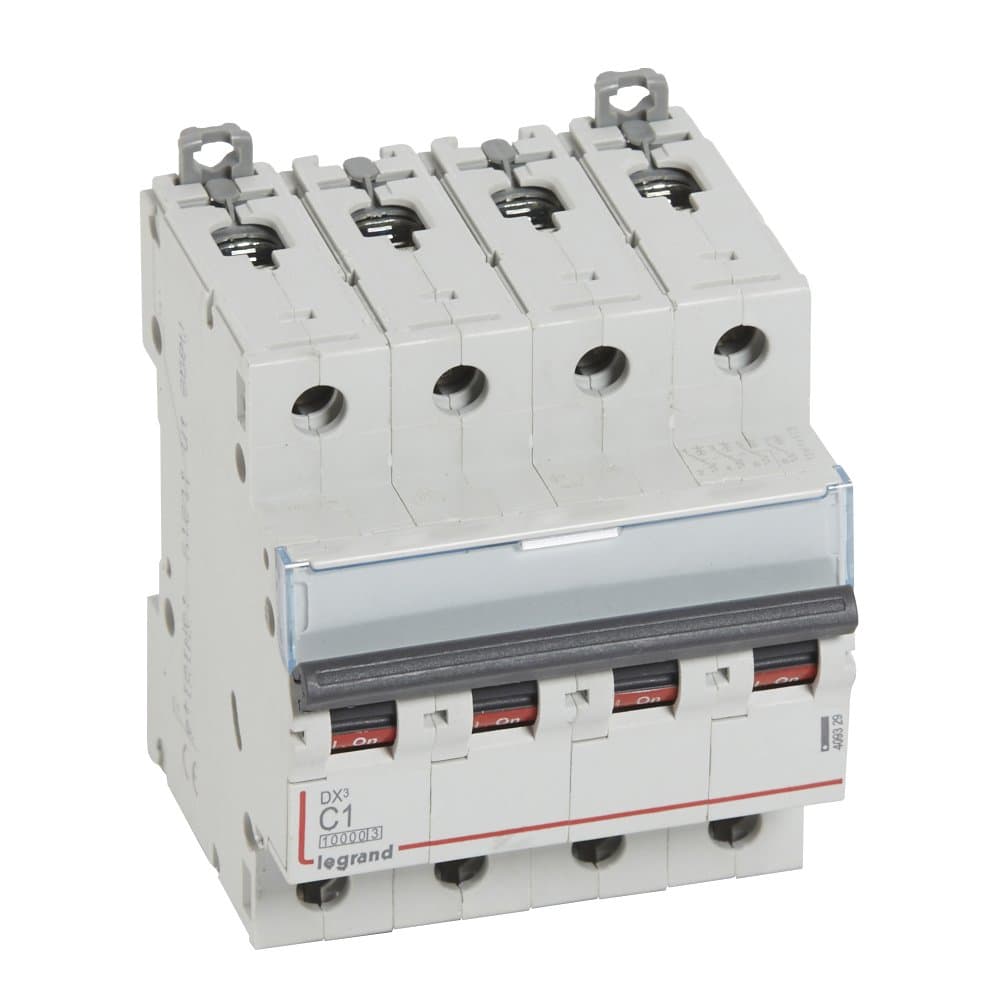 Legrand DX3 Автоматический выключатель 4P 1A (С) 10kA/16kA 409329
