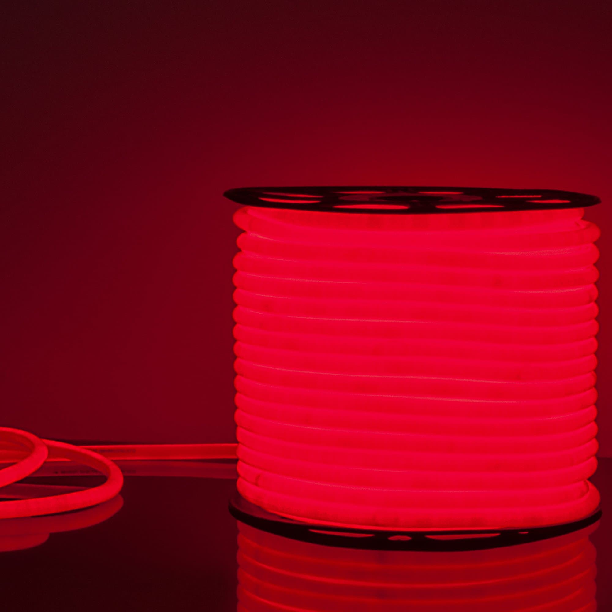 Elektrostandard LS003 220V/ Лента светодиодная Гибкий неон 9.6W 144Led 2835 IP67 16mm круглый красный, 50 м a043549