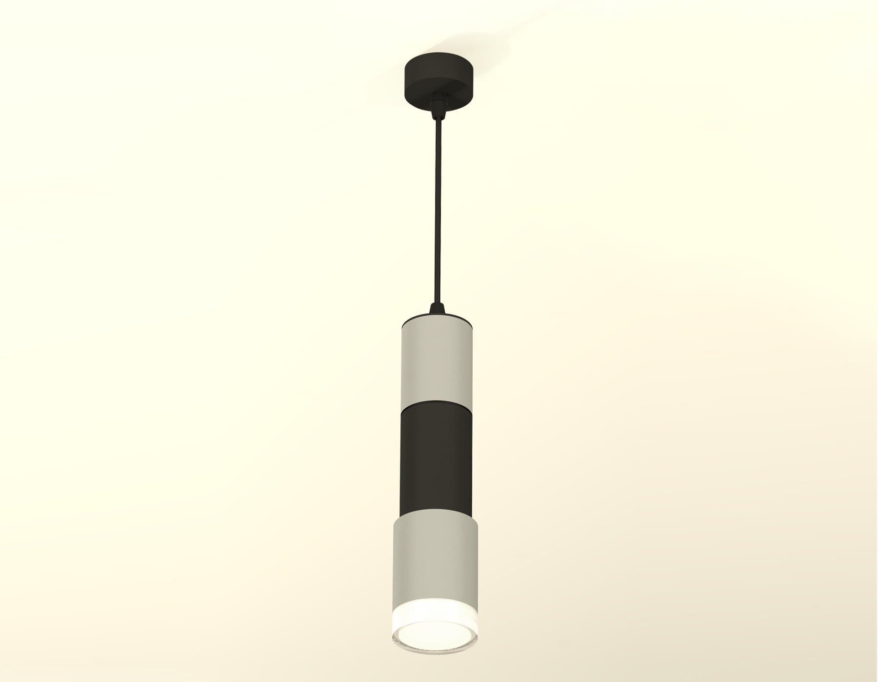 Ambrella Комплект подвесного светильника XP7423022 SGR/SBK/CL серый песок/черный песок/прозрачный MR16 GU5.3 (A2302, C6314, A2061, C6323, A2030, C7423 — миниатюра 2