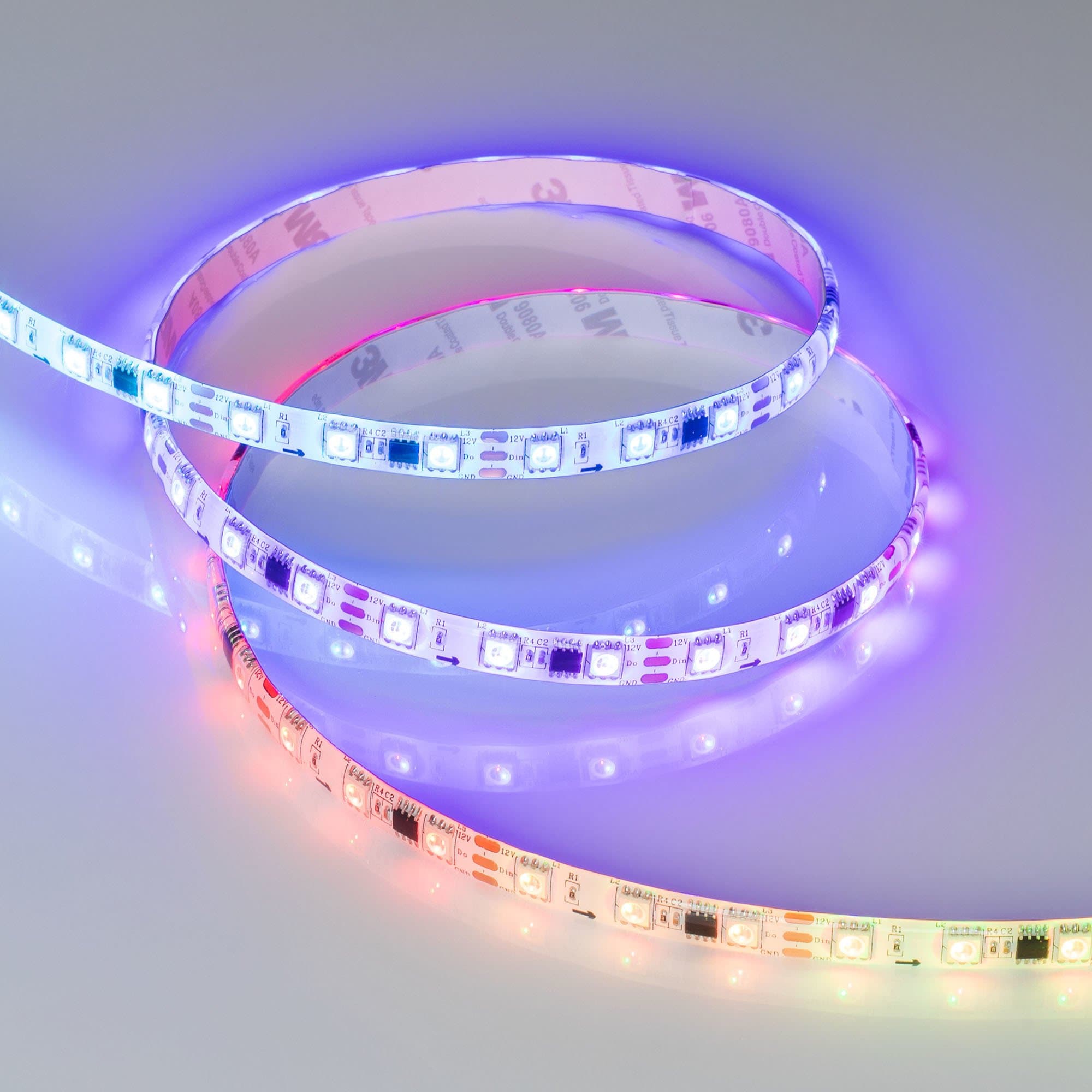 Arlight Лента герметичная SPI-SE-B60-10mm 12V RGB-PX3 (14.4 W/m, IP65, 5060, 5m) (Закрытый, IP65) 026366(2) — миниатюра 1