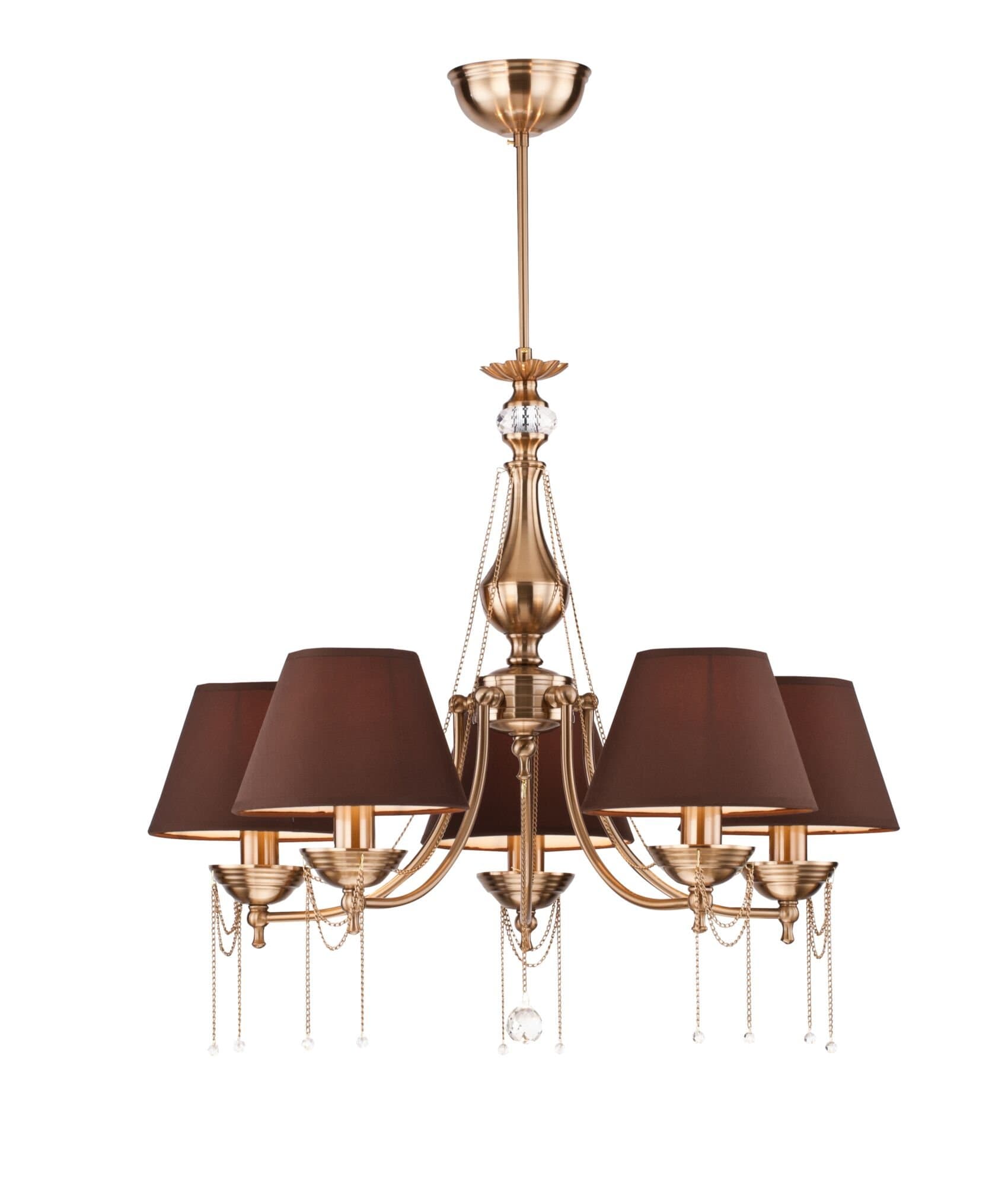 Maytoni Royal Classic Chester Латунь Люстра 5xE14 60W RC0100-PL-05-R — миниатюра 3