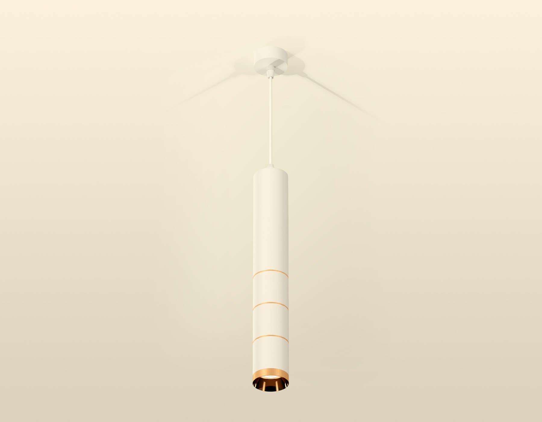 Ambrella Комплект подвесного светильника XP6301020 SWH/PYG белый песок/золото желтое полированное MR16 GU5.3 (A2301, C6355, A2062, C6301, A2062, C6301 — миниатюра 2