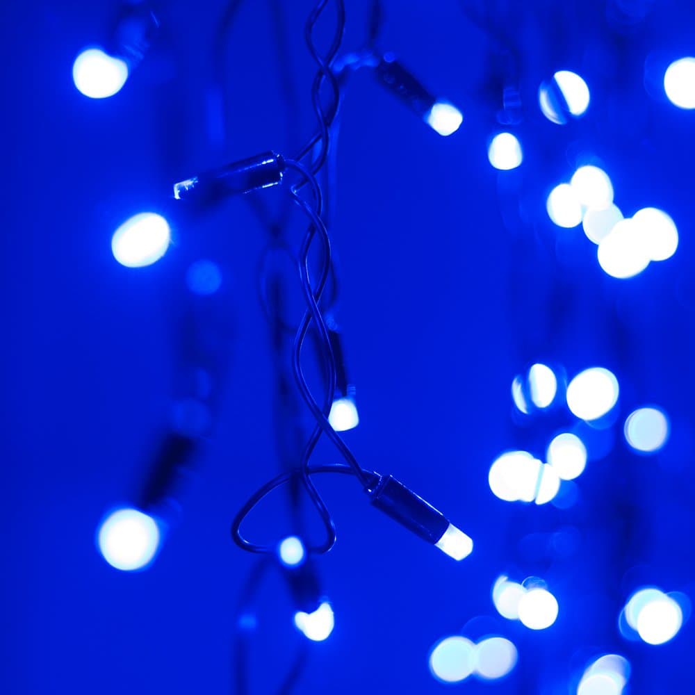 Arlight Светодиодная гирлянда ARD-EDGE-CLASSIC-2400x600-BLACK-88LED-STD BLUE (230V, 6W) (Ardecoled, IP65) 026009 — миниатюра 5