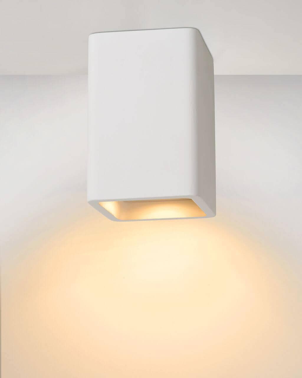 Lucide Gipsy Модерн Гипс Накладной светильник GU10 35W 35101/14/31 — миниатюра 3