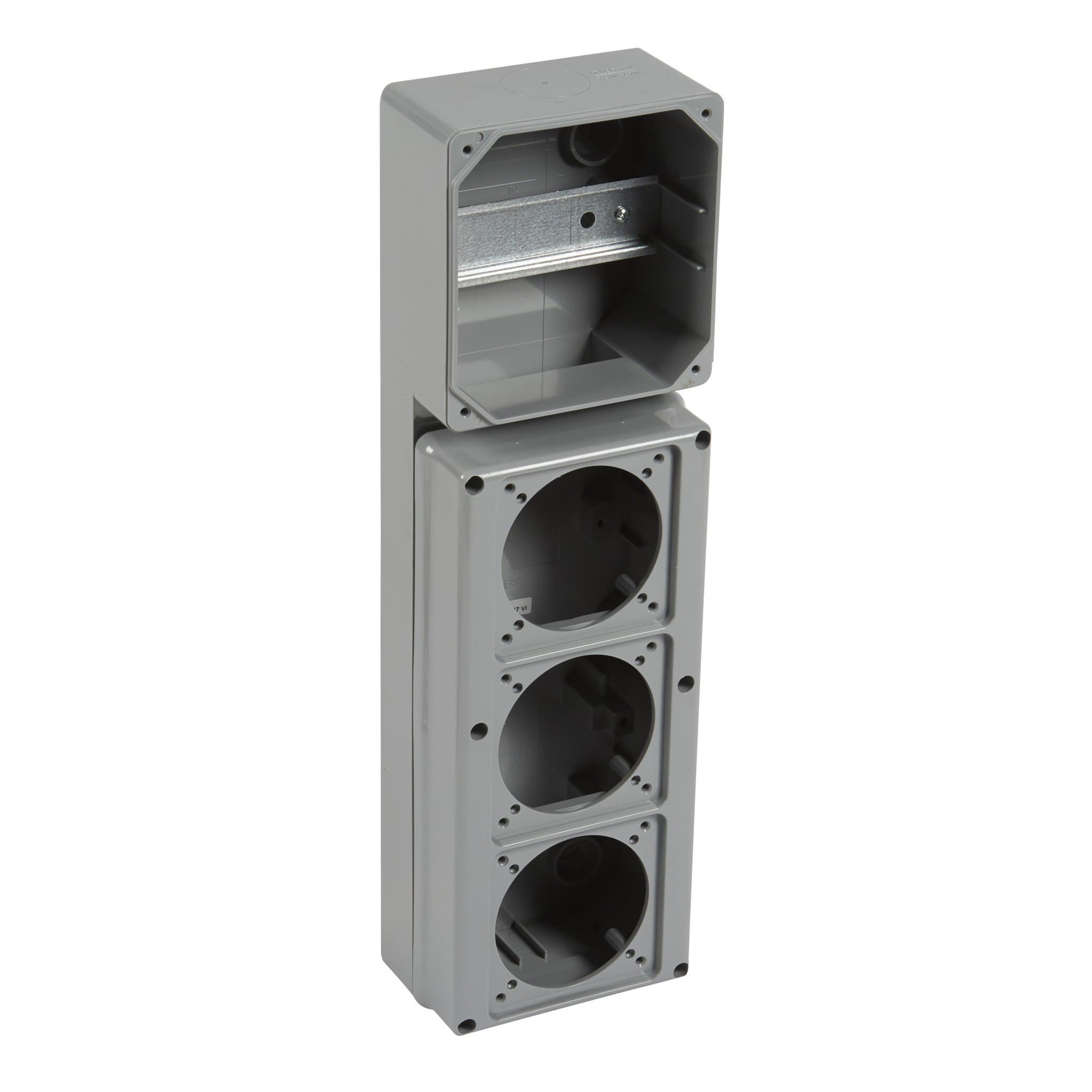 Legrand P17 Осн.щит.5М для 1 лиц.пан. 280х125 IP66 057707 — миниатюра 1