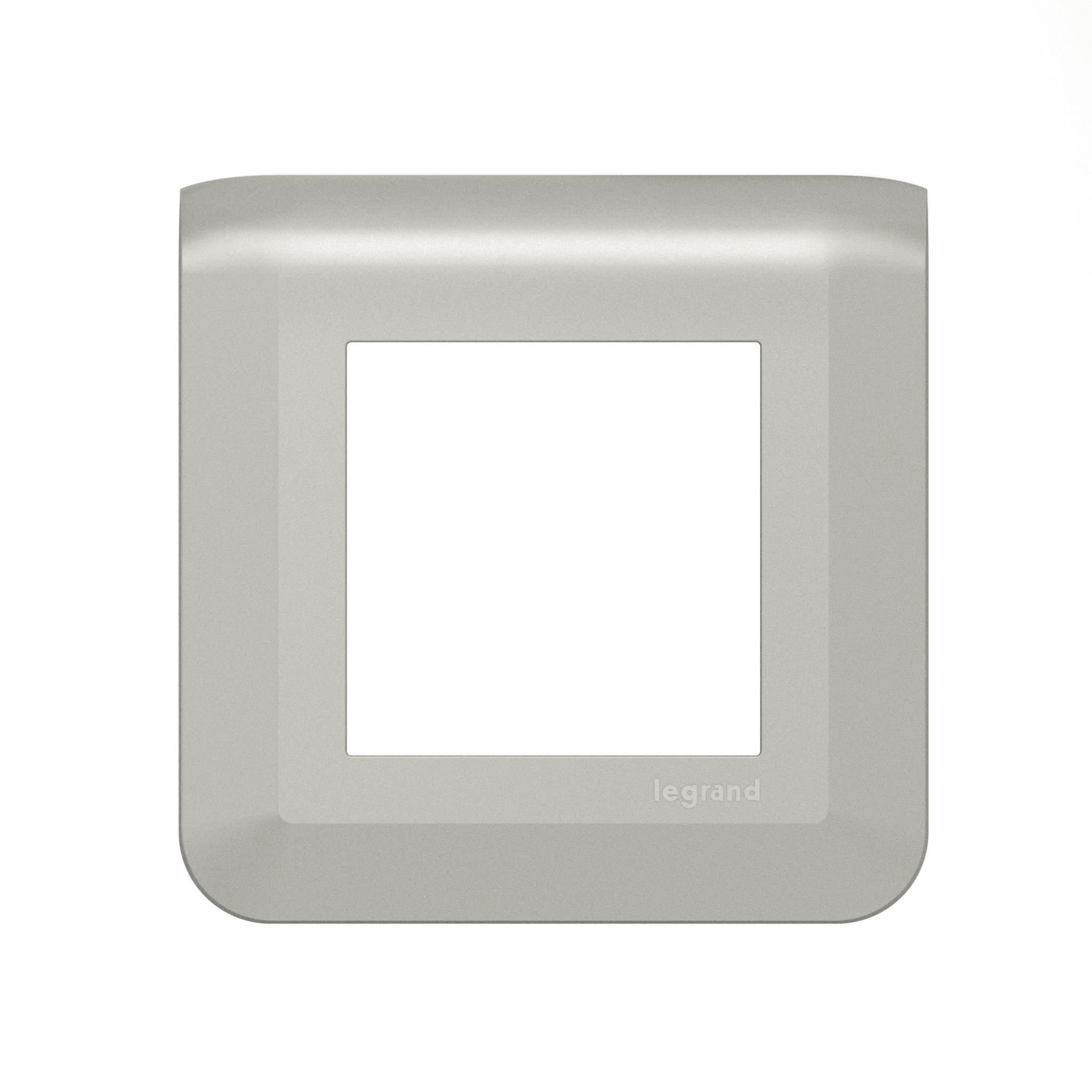 Legrand Mosaiс Рамка - Программа Mosaic - 2 модуля - алюминий 079302L — миниатюра 4