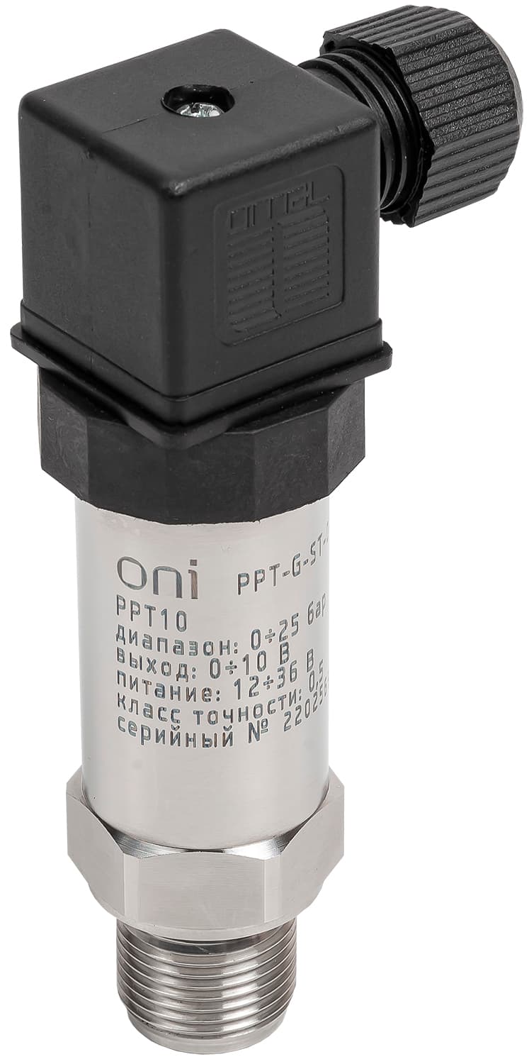 IEK Преобр. давл. PPT10 0,5% 0-25Бар 0-10В M20 DIN43650