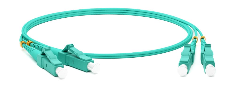 Hyperline FC-D2-503-LC/PR-LC/PR-H-2M-LSZH-AQ Патч-корд волоконно-оптический (шнур) MM 50/125(OM3), LC-LC, duplex, 10G/40G, LSZH, 2 м 34454